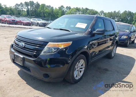 2014 Ford Police Interceptor z USA, uszkodzony, nr VIN 1FM5K8AR6EGA38631